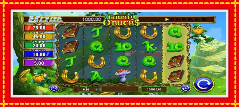 Slot machine Bounty O Bucks with access to free game online, picture 2