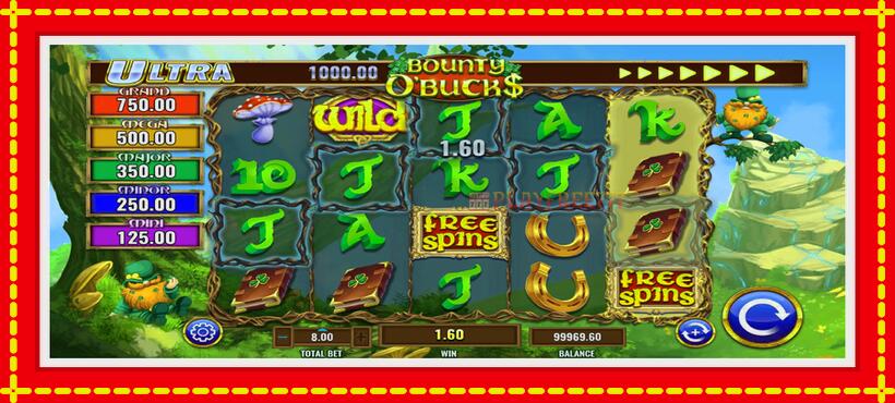 Slot machine Bounty O Bucks with access to free game online, picture 3