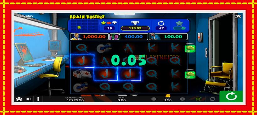 Slot machine Brain Busters with access to free game online, picture 2