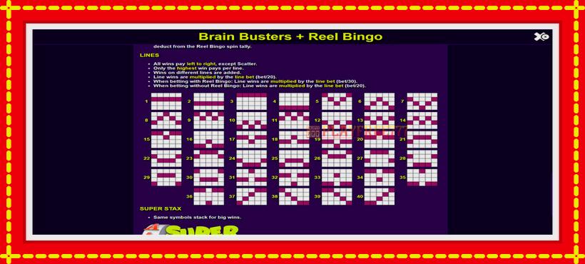 Slot machine Brain Busters with access to free game online, picture 7