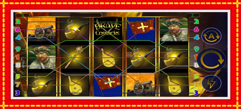 Slot machine Brave Cossacks with access to free game online, picture 1