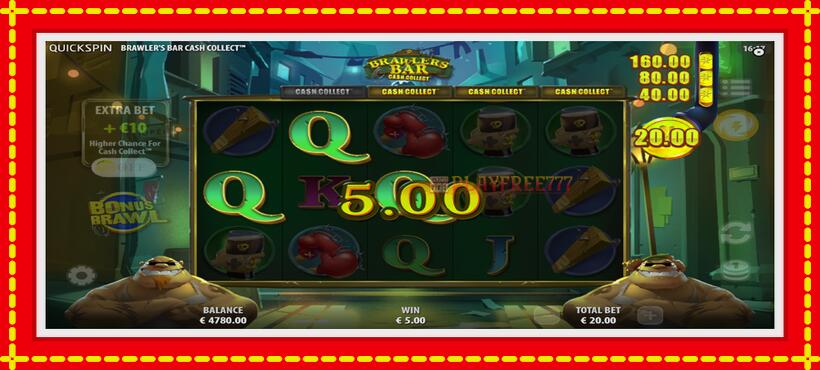 Slot machine Brawlers Bar Cash Collect with access to free game online, picture 3