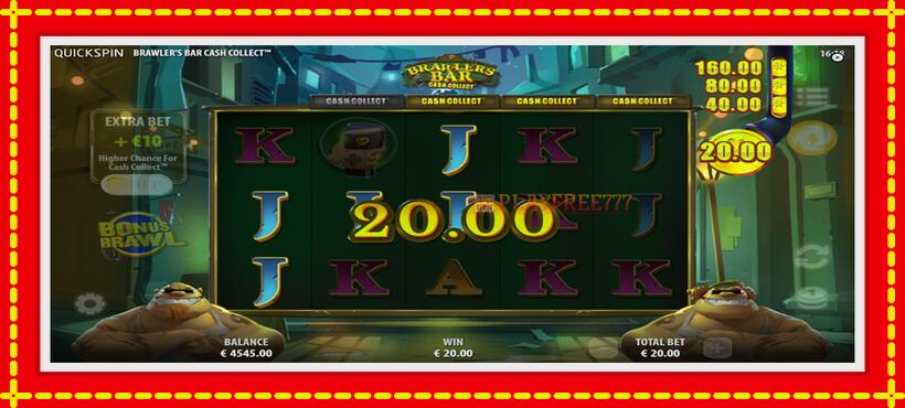 Slot machine Brawlers Bar Cash Collect with access to free game online, picture 4