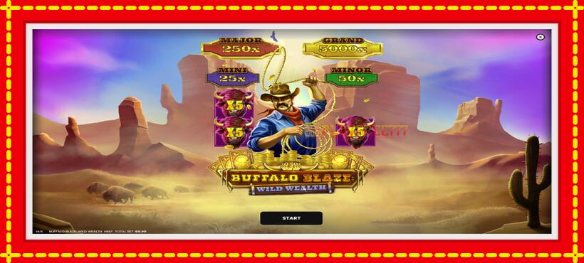 Slot machine Buffalo Blaze: Wild Wealth with access to free game online, picture 1