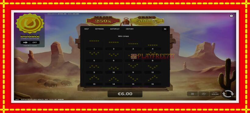 Slot machine Buffalo Blaze: Wild Wealth with access to free game online, picture 7