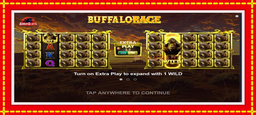 Slot machine Buffalo Rage with access to free game online, picture 1