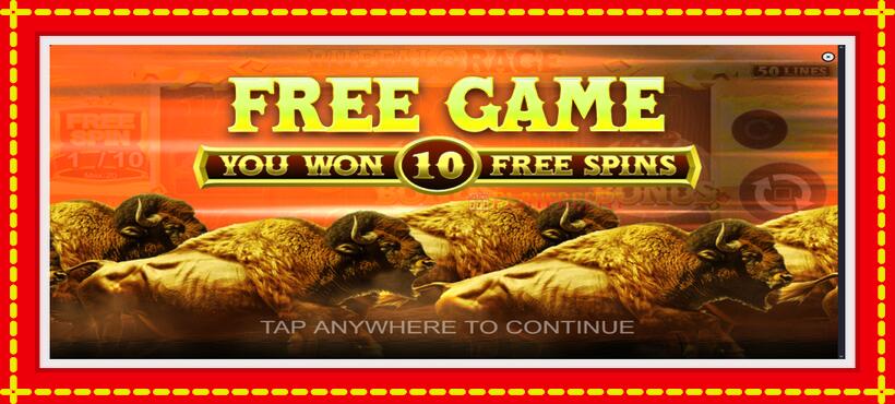 Slot machine Buffalo Rage with access to free game online, picture 4