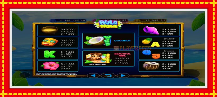 Slot machine Bula Mula with access to free game online, picture 5