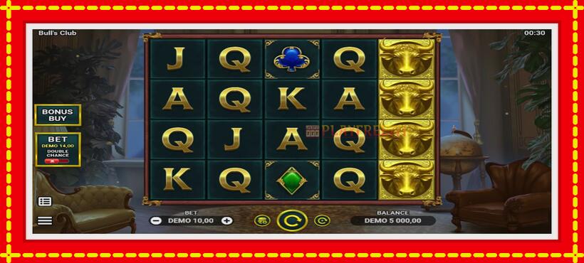 Slot machine Bull’s Club with access to free game online, picture 1