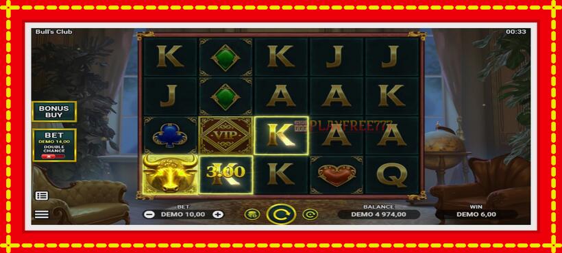 Slot machine Bull’s Club with access to free game online, picture 3