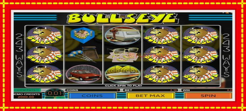 Slot machine Bullseye with access to free game online, picture 2