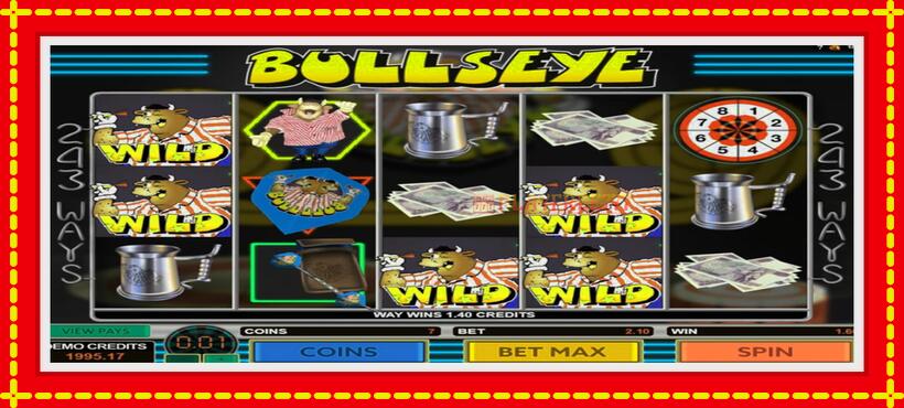 Slot machine Bullseye with access to free game online, picture 3