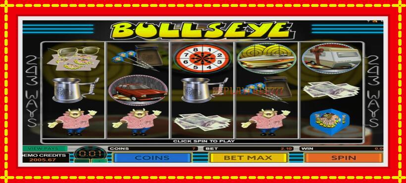 Slot machine Bullseye with access to free game online, picture 4