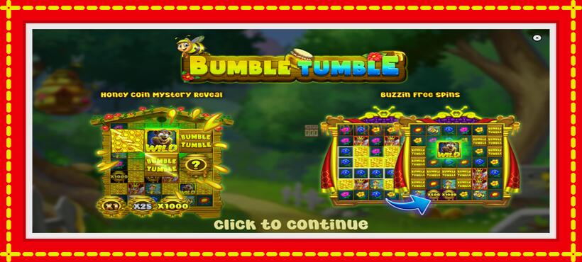 Slot machine Bumble Tumble with access to free game online, picture 1