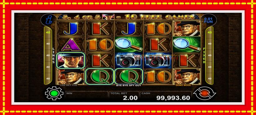 Slot machine Bye Bye Spy Guy with access to free game online, picture 2