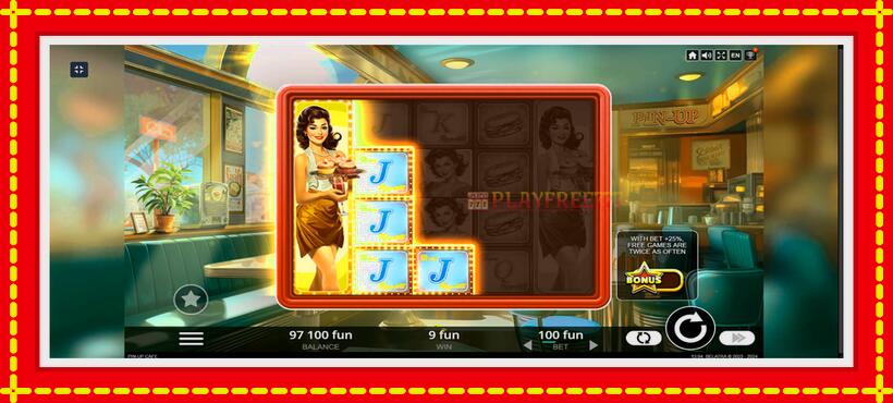 Slot machine Cafe Pin-Up with access to free game online, picture 3