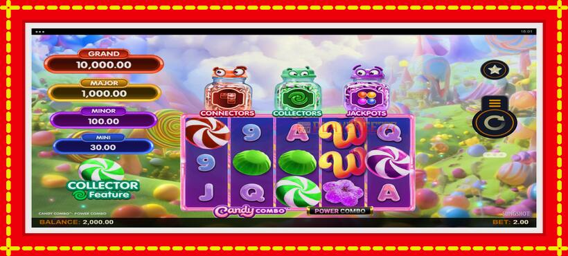 Slot machine Candy Combo Power Combo with access to free game online, picture 2