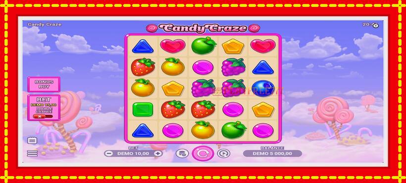 Slot machine Candy Craze with access to free game online, picture 2