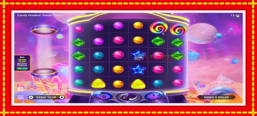 Slot machine Candy Dreams Sweet Planet with access to free game online, picture 2