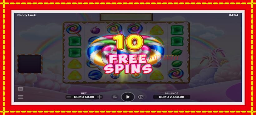 Slot machine Candy Luck with access to free game online, picture 3