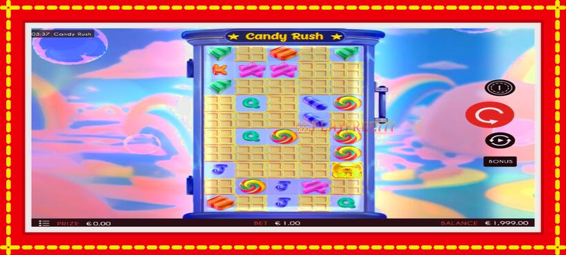 Slot machine Candy Rush with access to free game online, picture 2