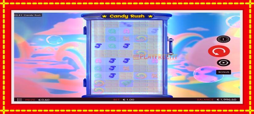 Slot machine Candy Rush with access to free game online, picture 3