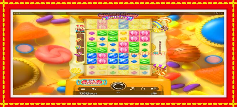 Slot machine Candy Rush Wilds 2 with access to free game online, picture 1