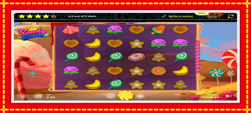 Slot machine Candy Splasher with access to free game online, picture 1