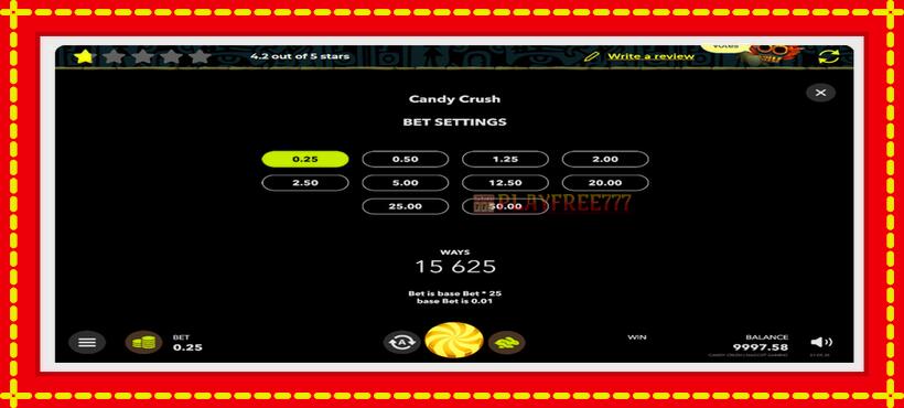 Slot machine Candy Splasher with access to free game online, picture 7