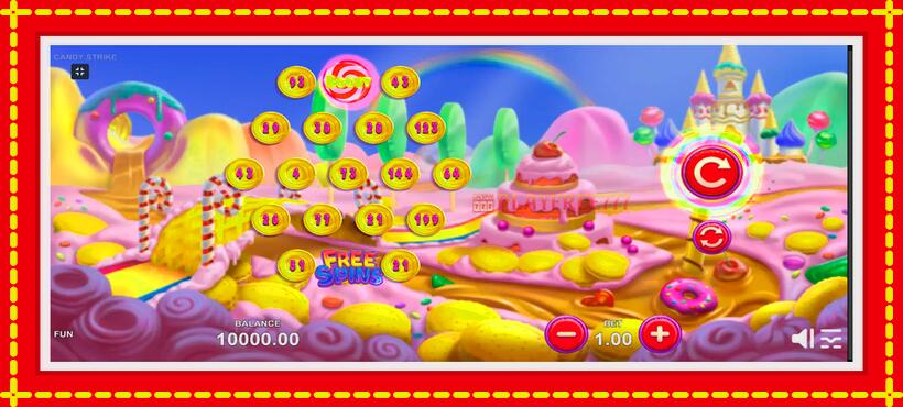 Slot machine Candy Strike with access to free game online, picture 1