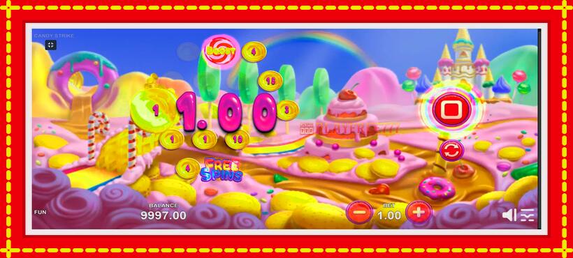 Slot machine Candy Strike with access to free game online, picture 2