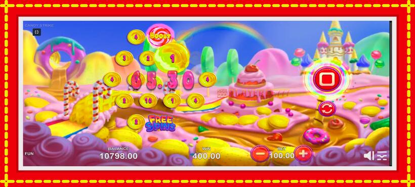 Slot machine Candy Strike with access to free game online, picture 3