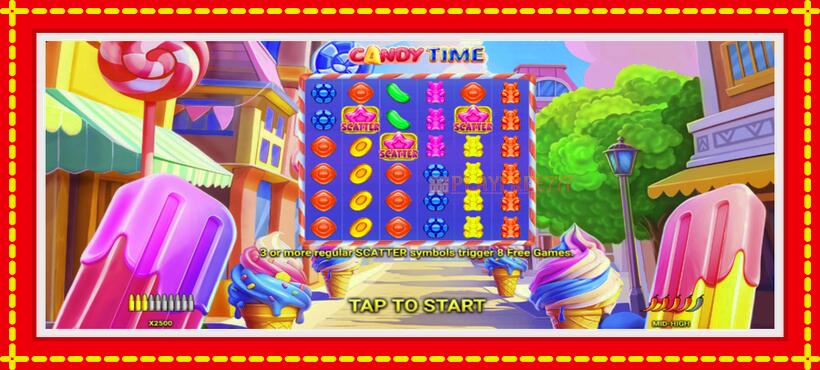 Slot machine Candy Time with access to free game online, picture 1