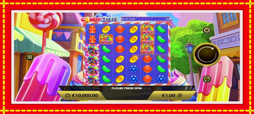 Slot machine Candy Time with access to free game online, picture 2