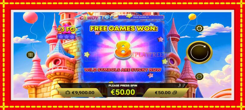 Slot machine Candy Time with access to free game online, picture 4