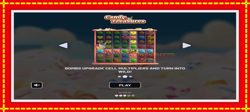 Slot machine Candy Treasures with access to free game online, picture 1