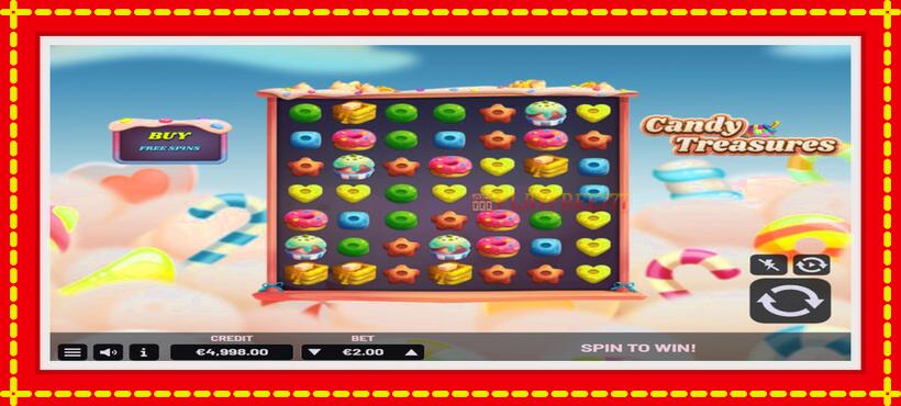 Slot machine Candy Treasures with access to free game online, picture 2