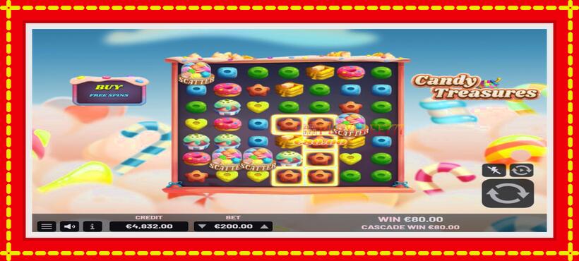 Slot machine Candy Treasures with access to free game online, picture 3