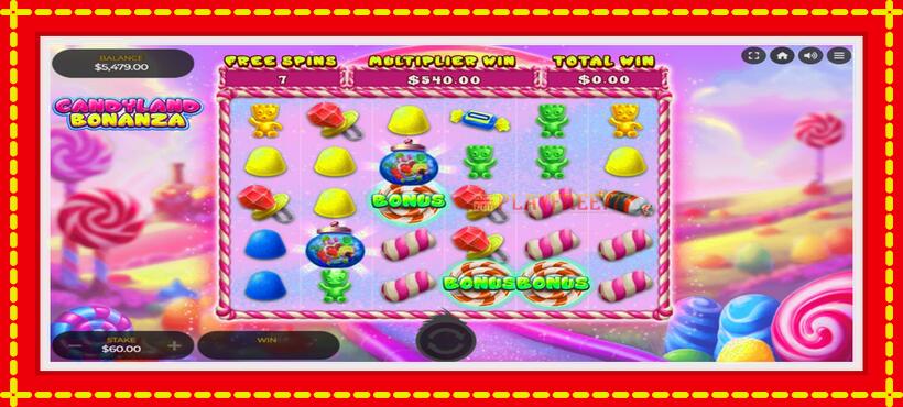 Slot machine Candyland Bonanza with access to free game online, picture 4