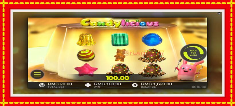 Slot machine CandyLicious with access to free game online, picture 2