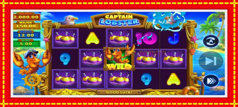 Slot machine Captain Lobster with access to free game online, picture 3