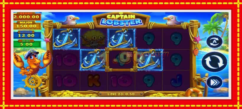 Slot machine Captain Lobster with access to free game online, picture 4