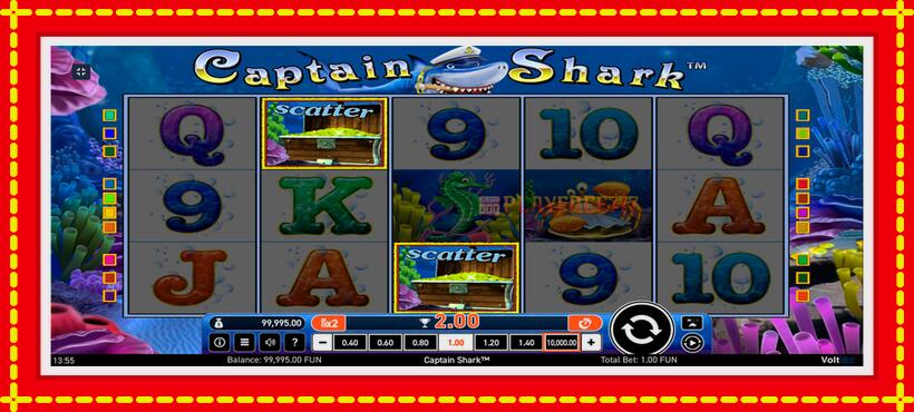 Slot machine Captain Shark with access to free game online, picture 4