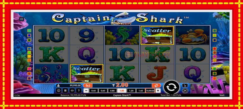 Slot machine Captain Shark with access to free game online, picture 5