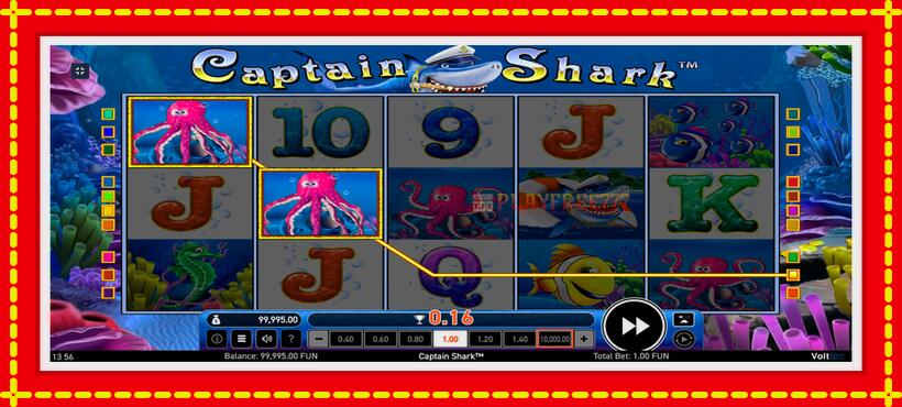 Slot machine Captain Shark with access to free game online, picture 6