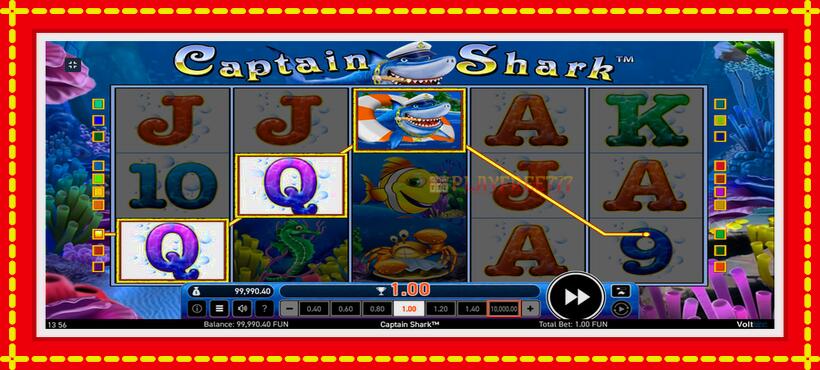 Slot machine Captain Shark with access to free game online, picture 7