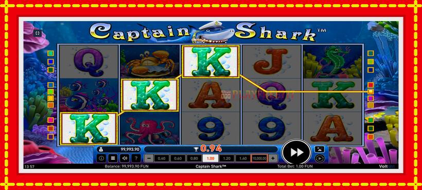 Slot machine Captain Shark with access to free game online, picture 9