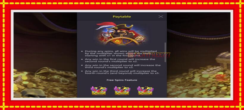 Slot machine Captains Bounty with access to free game online, picture 5