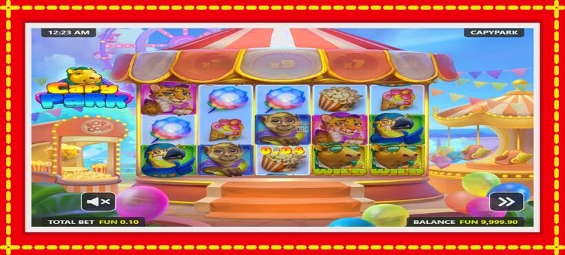 Slot machine CapyPark with access to free game online, picture 3