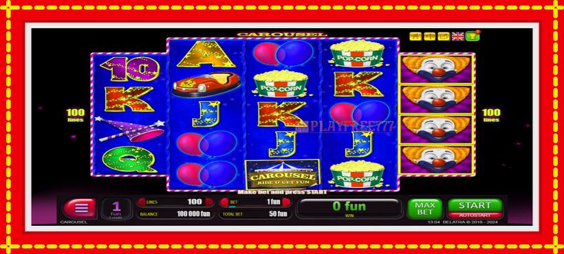 Slot machine Carousel with access to free game online, picture 2